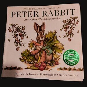 The Classic Tale Of Peter Rabbit Dust Jacket Charles Santore Art Easter Craft